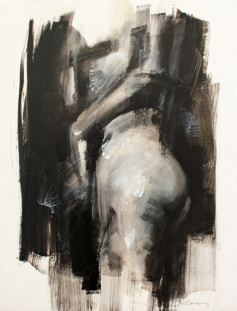 Nude No.12, oil on canvas, 40x30 cm